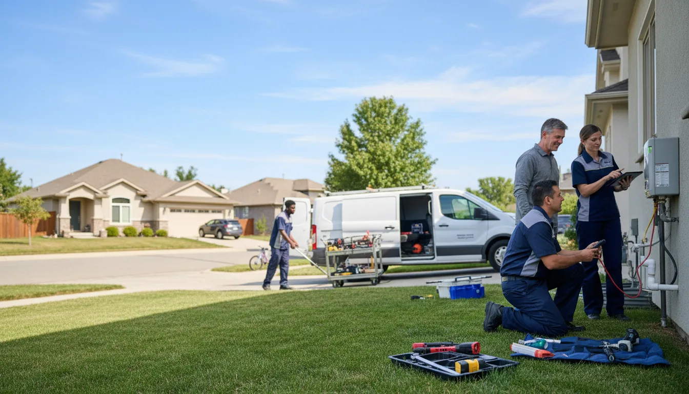 Tankless water heater service in Longbranch, WA